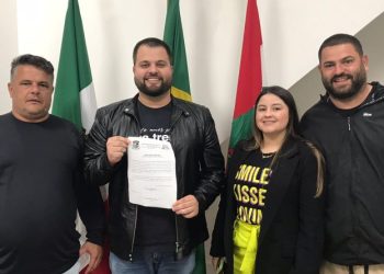 Nova Trento assina ordem de serviço para a drenagem e pavimentação da rua Cecília Floriani Veneri, no Trinta Réis