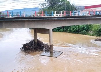 Nível do Rio Tijucas baixa e preocupação agora é com o fim de semana