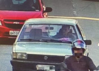 Veiculo furtado em frente ao posto de saúde do Jardim São Paulo localizado na SC 108