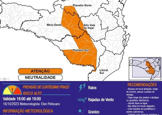 Chuvas persistem e Defesa Civil emite novo alerta