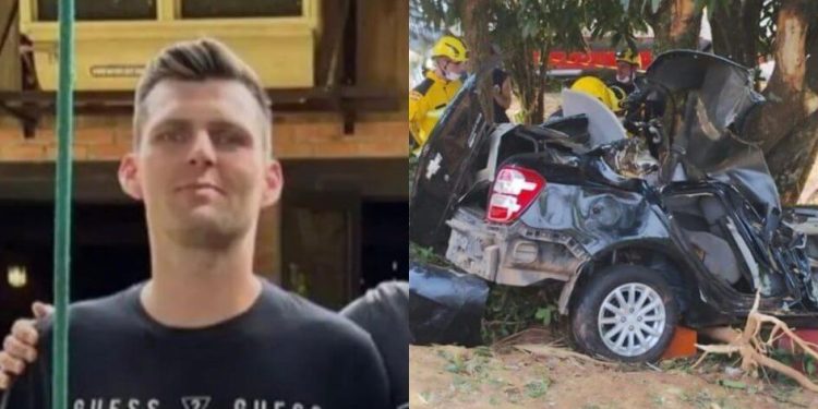 Identificado a vitima do grave acidente na SC 410 em Nova Trento