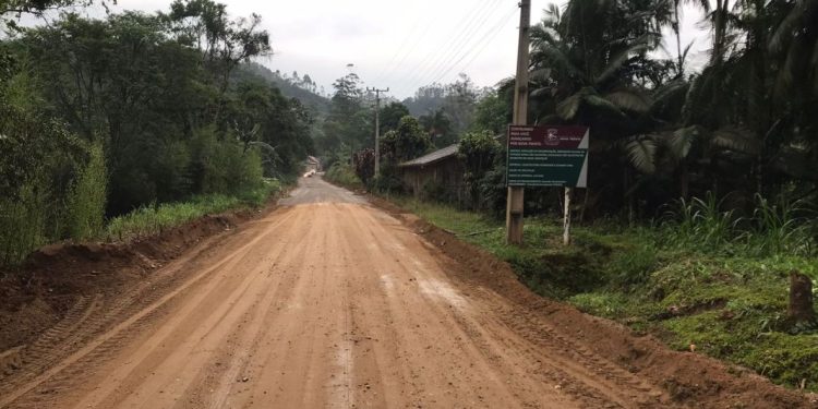 Pavimentação da estrada geral do São Valentim, em Nova Trento, começa nesta quinta-feira;