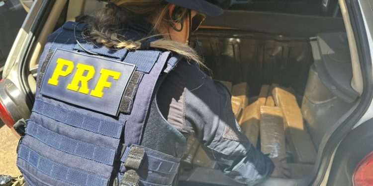 PRF intercepta comboio que transportava 120 quilos de maconha