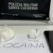 Policia Militar de São João Batista em operação de combate ao crime prende homem e encontra cocaína