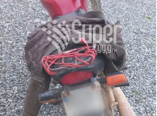 Moto furtada há 10 anos é recuperada após acidente em Major Gercino