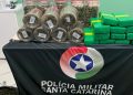Quase 10 kg de drogas são apreendidas pela Policia Militar