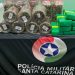 Quase 10 kg de drogas são apreendidas pela Policia Militar