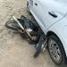Homem fica ferido após acidente entre carro e moto em Canelinha