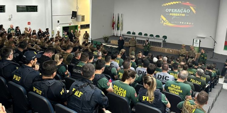 Operação Purgatio – PRF participa de ação contra organização criminosa no litoral norte de SC