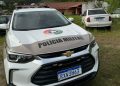 Policia Militar de São João Batista encontra carro com registro de furto no centro