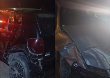 Acidente na SC 410 no Bairro Nova Descoberta Tijucas deixa uma pessoa ferida