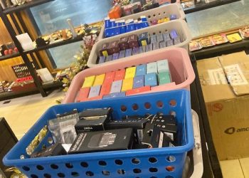 PF e Receita Federal realizam operação para combater o contrabando de cigarros eletrônicos