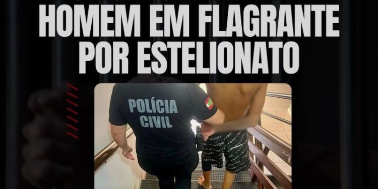 Polícia Civil prende homem em flagrante por estelionato em SJB