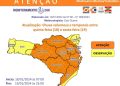 Atualização: Temporais e chuva volumosa entre quinta (18) e sexta-feira (19)