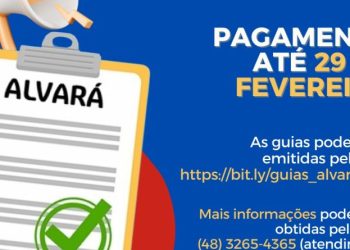 Guias da taxa de Fiscalização para Funcionamento e de Alvará Sanitário já estão disponíveis em SJB