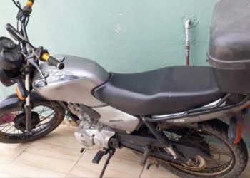 Motocicleta furtada no Cardoso é encontrada na Ribanceira do Sul