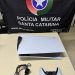 Policia Militar de São João Batista recupera Playstation 5 furtado de residência no Centro