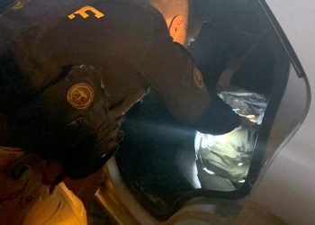 PRF localiza “supermaconha” dentro de automóvel na BR-101 em Porto Belo