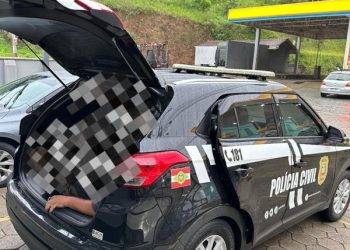 Polícia Civil prende suspeito de abusar sexualmente da própria filha em Nova Trento