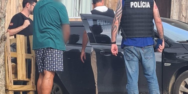 Polícia civil prende em Canelinha condenado por roubo