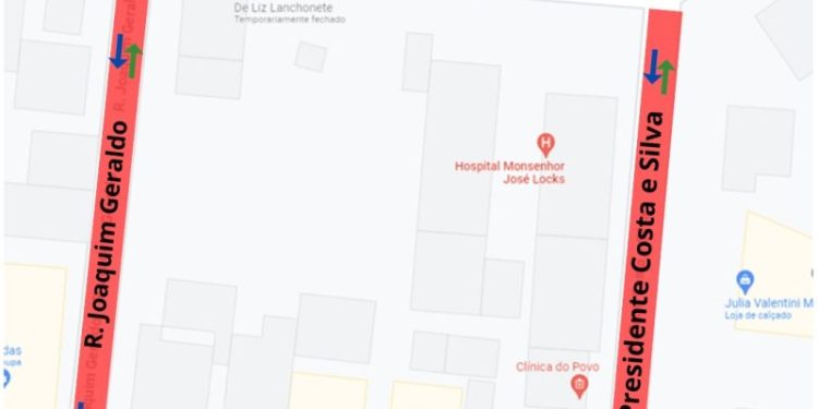 Trechos das ruas Joaquim Geraldo e Presidente Costa e Silva voltarão a ter mão dupla