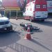 Motociclista fica ferido após acidente em Nova Trento