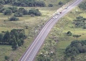 Policia Militar rodoviária realiza fiscalização com drone em rodovias estaduais