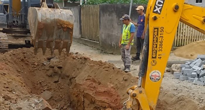 Secretaria de Infraestrutura pede atenção ao trânsito na Tajuba I, devido a obras