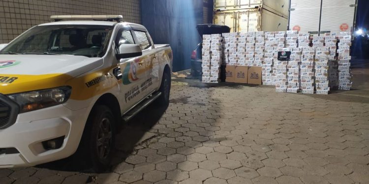 ação conjunta de combate aos crimes transfronteiriços entre Polícia Militar Rodoviária e Polícia Rodoviária Federal