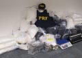 Ação conjunta PRF, PF e PM apreende carga milionária de cocaína em Balneário Camboriú