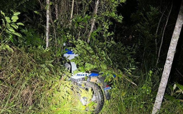 Moto roubada em Canelinha é recuperada em São João Batista
