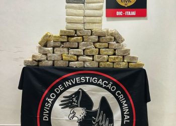 DIC apreende cerca de 50kg de cocaína e crack e prende 2 suspeitos por tráfico de drogas