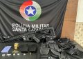 Fuzil calibre 5,56 e drogas são apreendidos na região continental de Florianópolis