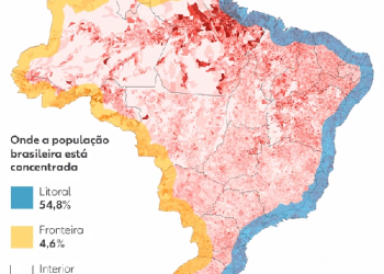 Mais de Metade da População Brasileira Reside a até 150 km do Litoral