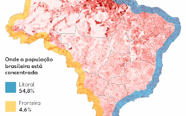 Mais de Metade da População Brasileira Reside a até 150 km do Litoral