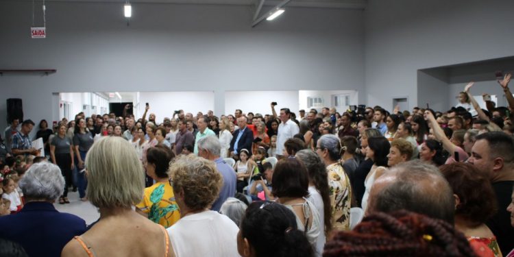 Inauguração da nova sede do CMEI Padre Rossi reúne autoridades e comunidade em Nova Trento
