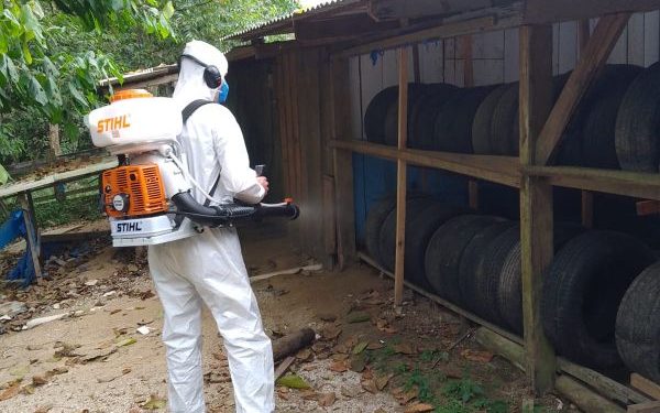 Secretaria de Saúde inicia aplicação de fumacê contra o mosquito da dengue em Nova Trento