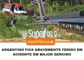 Homem fica gravemente ferido em acidente no Morro do Garcia em Major Gercino