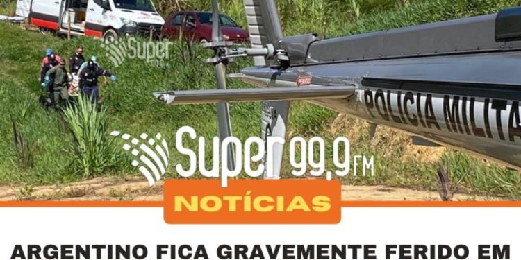 Homem fica gravemente ferido em acidente no Morro do Garcia em Major Gercino