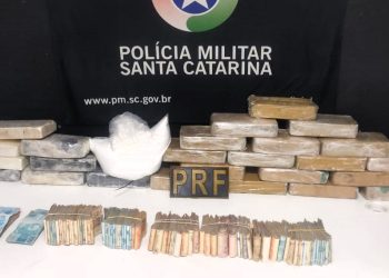 PRF e Polícia Militar apreendem cocaína e crack durante ação conjunta