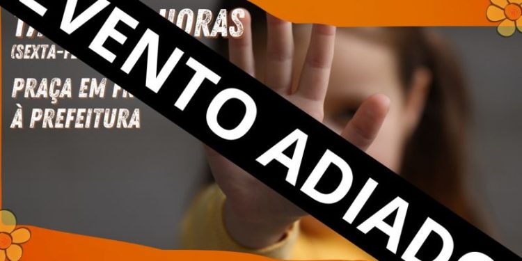 Evento de abertura da programação do Maio Laranja em SJB é adiado devido à chuva