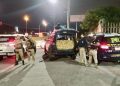 Ação conjunta PRF e PM apreende uma tonelada de maconha em Balneário Camboriú