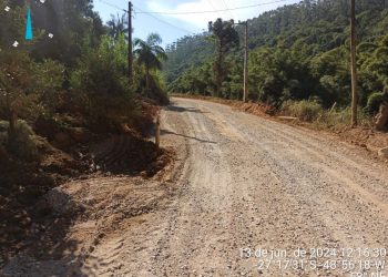 Trânsito no bairro Salto, em Nova Trento, será interditado para pavimentação a partir de segunda