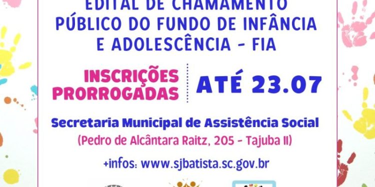 Prazo para inscrições de projetos em edital do FIA é prorrogado até 23 de julho