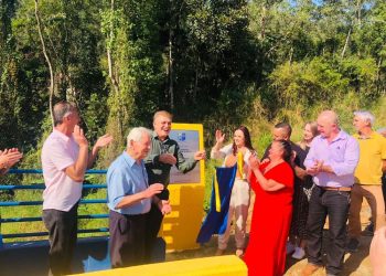 Prefeitura de Major Gercino inaugura Ponte João Batista de Souza, no Itereré
