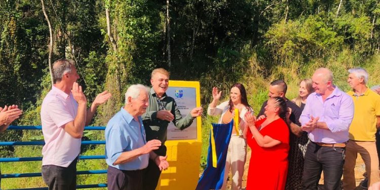 Prefeitura de Major Gercino inaugura Ponte João Batista de Souza, no Itereré