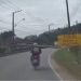 Motociclista é flagrado levando escora de madeira em Biguaçu