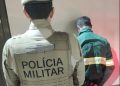 Policia Militar de Nova Trento cumpre mandado de prisão no Mato Quemado
