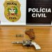 Polícia Civil prende homem em flagrante pelo crime de posse irregular de arma de fogo
