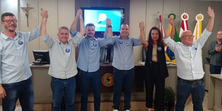 União Brasil e Progressistas indicam Juliano Peixer e Mateus Galliani para concorrerem a prefeito e vice de São João Batista